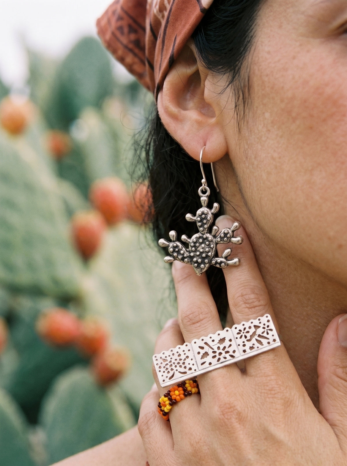 Nopal Cactus Earrings